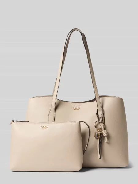 Torba shopper z funkcją 2 w 1 z wyjmowaną kieszenią wewnętrzną Guess