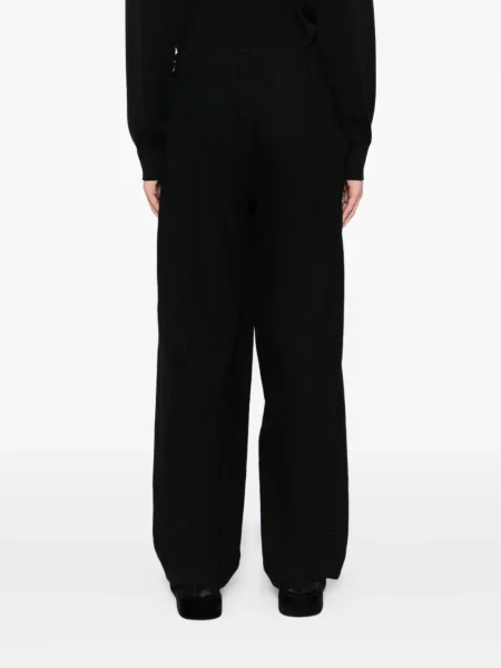 Pantaloni Devoa plisate negru