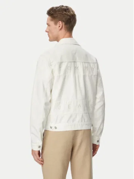 Tommy Jeans Džinsinė striukė Ryan balta