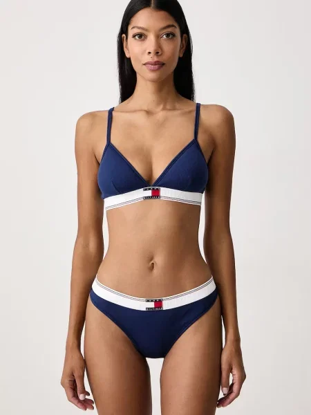 Tommy Hilfiger trojuholníková podprsenka s bavlnou