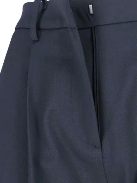Pantaloni Lvir plisate albastru
