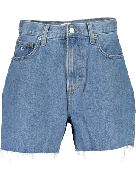 Pantaloni scurți din denim Tommy Hilfiger scurte albastru