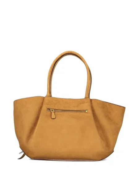 Geantă shopper Guess din piele de căprioară cu cordon