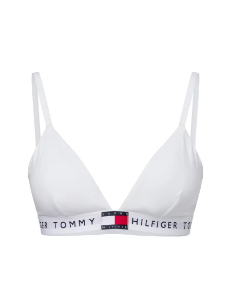 Tommy Hilfiger Biustonosz na fiszbinach Triangle Kobiety S biały