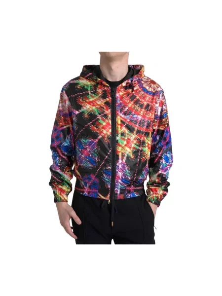 Bluza z kapturem Dolce And Gabbana z kapturem z nadrukiem