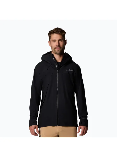 Geacă softshell pentru bărbați Columbia Northwest Explorer 3L Shell black negru