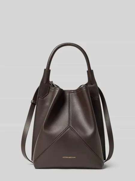 Torebka do ręki z wytłoczonym logo model VICTORIA BUCKET' Victoria Beckham
