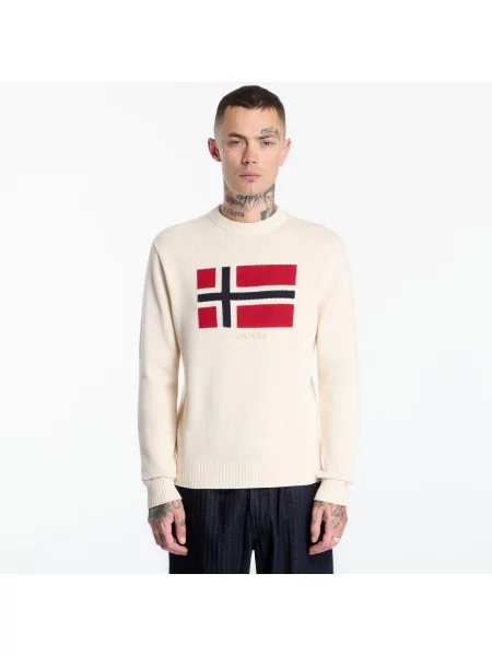 Pulover Napapijri Pullover Mura Beige Dimity S bej