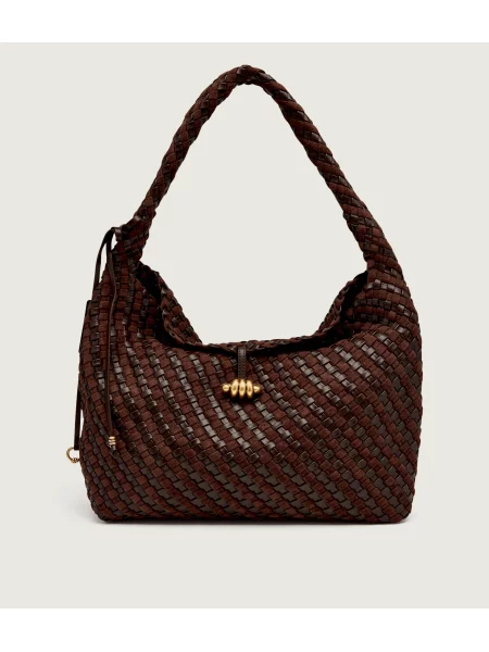 GIANNI CHIARINI De piele geantă shopper Aurelie | piele întoarsă maro
