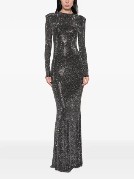 Lung rochie maxi Twenty Fourhaitch negru