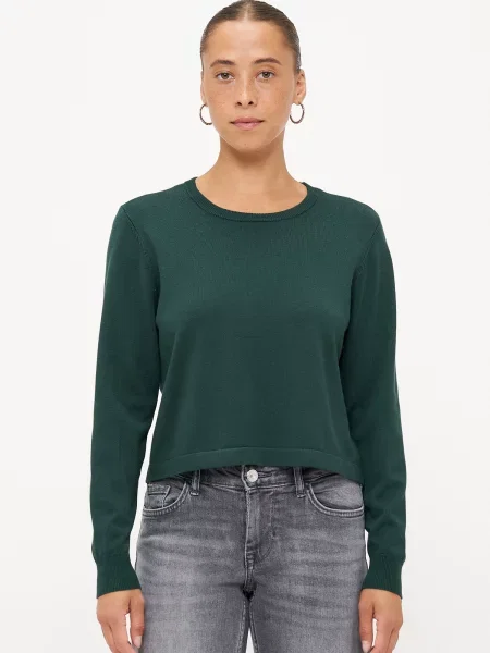Vero Moda Petite Pulóver VMSILJE smaragd