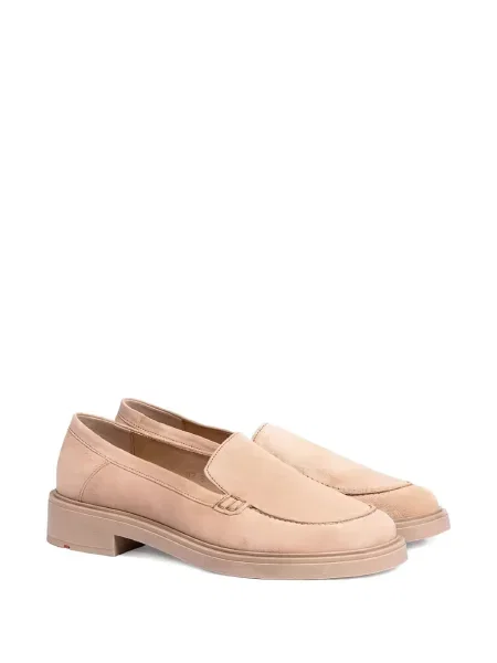 Pantofi loafer Lloyd din piele de căprioară slip-on roz