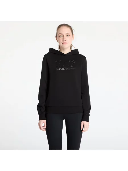 Φούτερ Emporio Armani Train Logo Series W Hoodie Cn Black XS μαύρο
