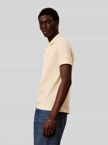 Koszulka polo z czystej bawełny o kroju regular fit Calvin Klein Jeans