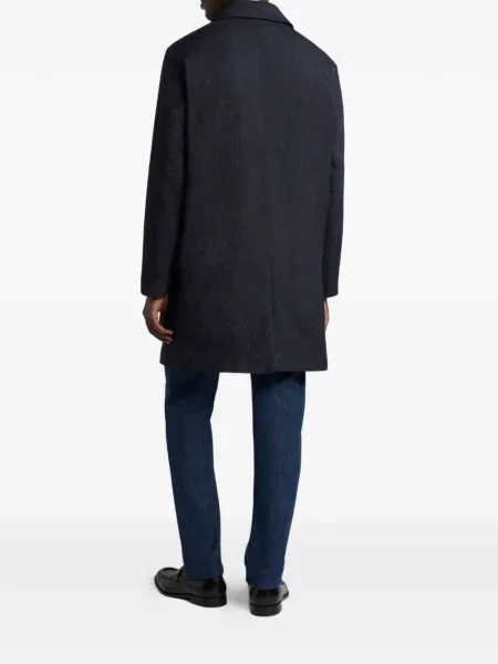 Palton Etro din jacard albastru