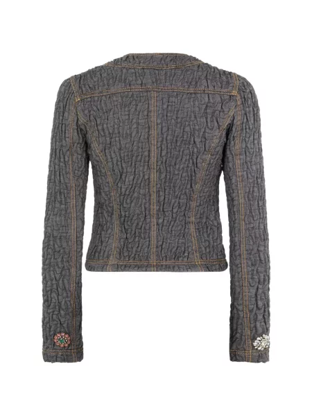 Geacă de blugi Moschino gri