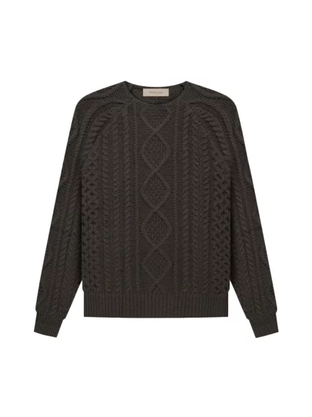 Dzianinowy sweter Fear Of God czarny