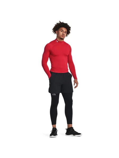 T-shirt Under Armour Cg Armour Comp Mock Red XL κόκκινο
