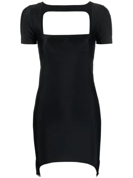 Rochie mini Courreges de costum negru
