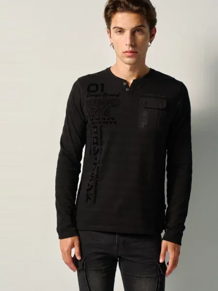 KOROSHI Tricou negru