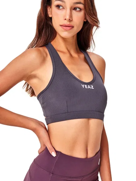 YEAZ Sport top Attitude gri bazalt alb