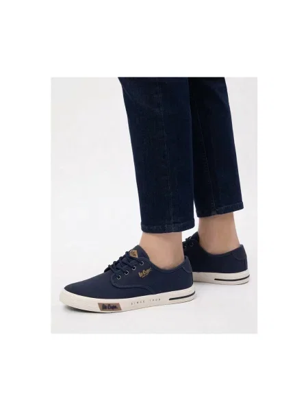 Férfi tornacipők Lee Cooper navy. Méret: 45 EU bézs