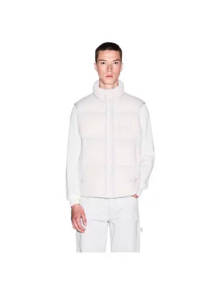Kamizelka puchowa Armani Exchange biała