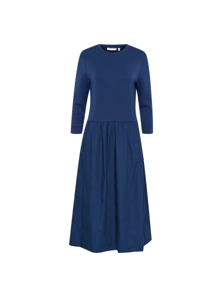 Sukienka midi Inwear do kolan niebieska
