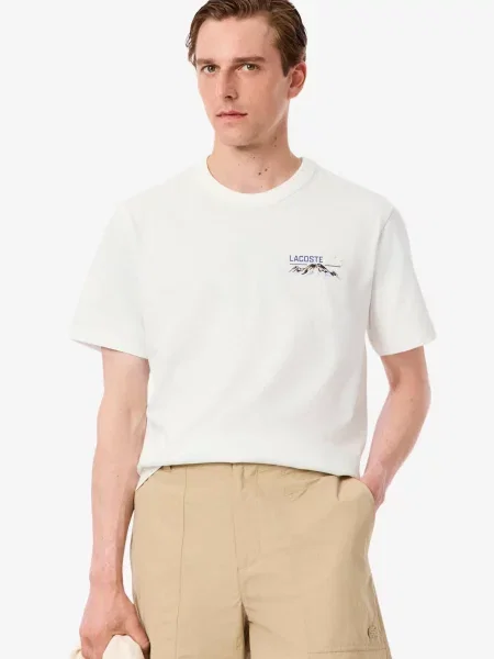 Футболка Lacoste біла