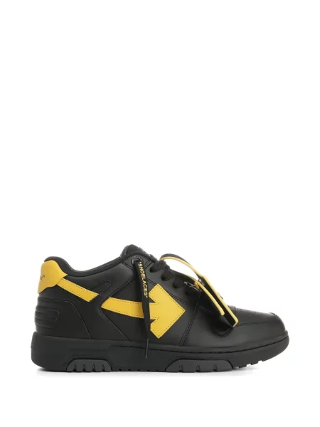 Sneakerși Off-white cu șireturi din dantelă business alb