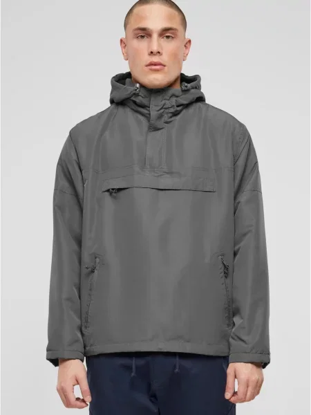 Geacă de vânt Brandit din fleece gri