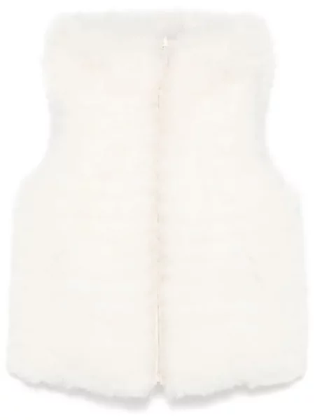 Vestă Yves Salomon alb