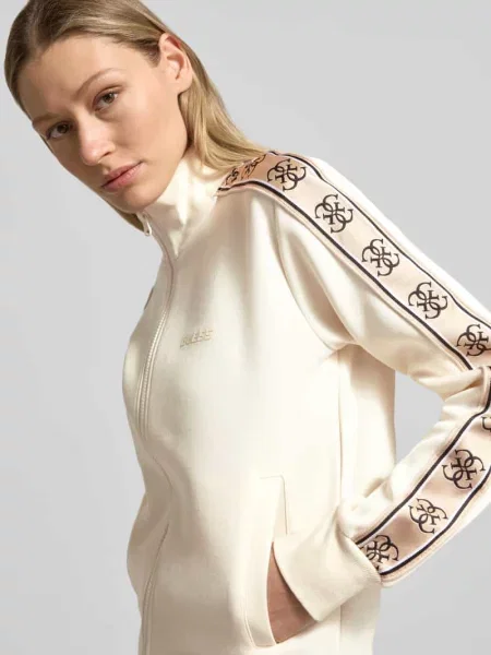 Guess Bluza Écru beżowa