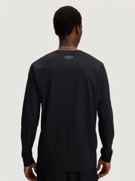 Koszulka z długim rękawem Mężczyzna UNDER ARMOUR UA SPORTSTYLE LEFT CHEST LS czarna