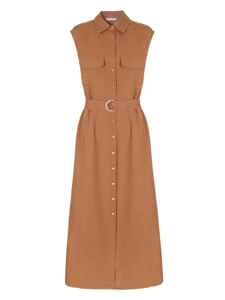 TATUUM Košulja haljina MOKKA devine dlake camel