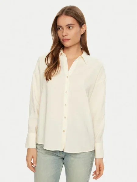 Vlnená blúzka Vero Moda biela