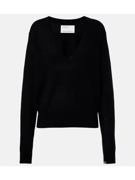 Pulover Extreme Cashmere de lână negru