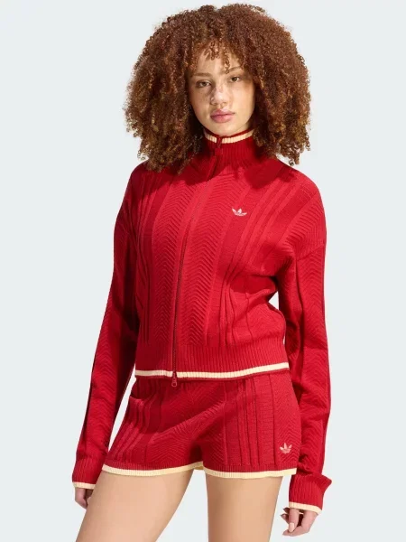 ADIDAS ORIGINALS Kardigan Firebird / crvena bež