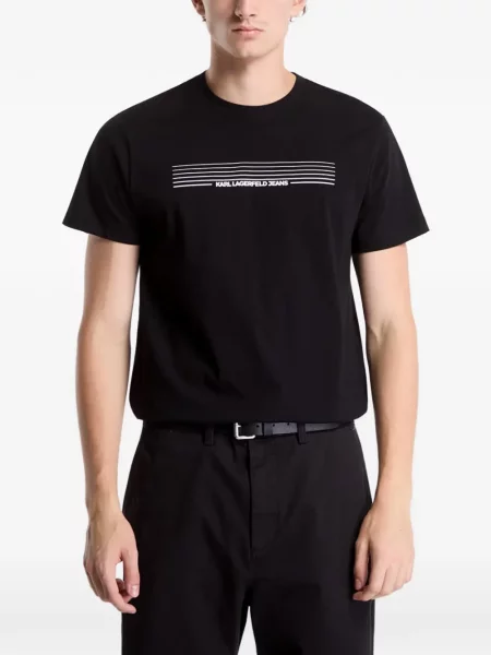 Koszulka Karl Lagerfeld Jeans czarna