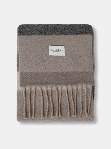Шарф з додаванням вовни Marc O'Polo візерунок бежевий