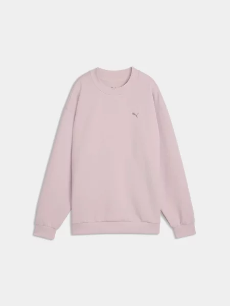 Світшот PUMA W Cloudspun Crew Neck комбінований верх рожевий