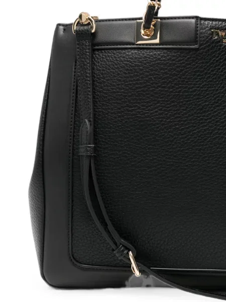 Colier Twinset cu bretele negru