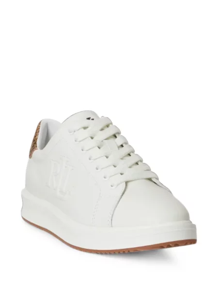 Bőr sneaker Lauren Ralph Lauren fehér