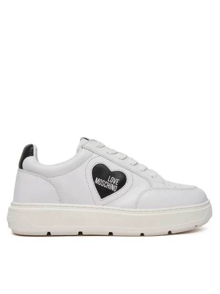 Sneakersy LOVE MOSCHINO białe