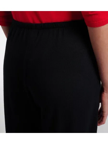 Pantaloni Leset din jerseu negru