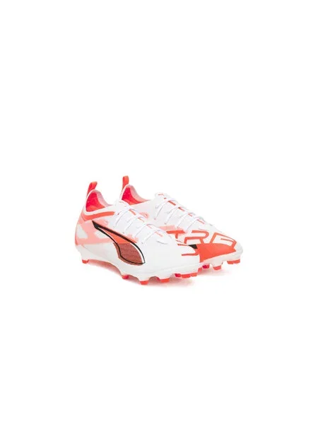 Tenisice za nogomet Puma Ultra 5 Pro Fg/Ag Jr 01 bijela