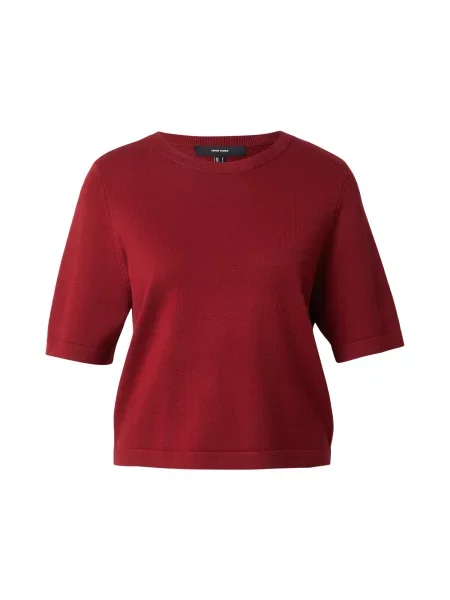 VERO MODA Pulover VMSilje cranberry roșu