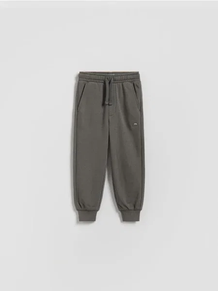 Reserved Pantaloni jogger din gri-închis gri
