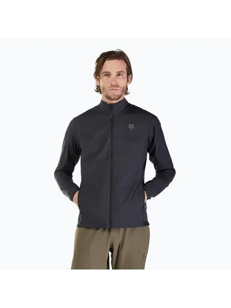Férfi kerékpáros dzseki Fox Racing Ranger Wind fekete. Méret: L fekete