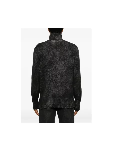 Sweter z golfem Avant Toi szary